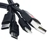 Multi-USB-Kabel, Universal-Ladekabel kurz 20 cm 3-in-1 Produktbild-Vorschau 3