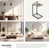 Table d’appoint Erie 40x30x63cm - Bois clair industriel, Voir les images du produit 5