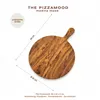 Servierbrett mit Griff "The Pizzamood" Pizzabrett  aus  Produktbild-Vorschau 3