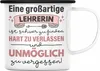 Trendation - Lehrerin Geschenk Emaille Tasse Geschenkidee Produktbild-Vorschau 1