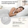 Komfortec Jersey Drap-housse 90x200 cm, 100% coton, blanc Voir les images du produit 5