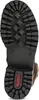 The image shows the sole of a black boot with brown fur trim. Produktbild-Vorschau