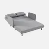 sweeek - Divano a 2 posti - Grigio chiaro Anteprima dell’immagine prodotto 6
