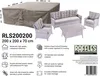 Raffles Covers Schutzhaube für Lounge Sitzgruppe 200 x 200 Produktbild-Vorschau 5