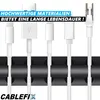 CABLEFIX Kabelführung Kabelorganizer Kabelclips Kabelhalter Produktbild-Vorschau 6