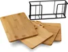 4er Schneidebrett-Set Bambus Schneidebrett Produktbild-Vorschau 2
