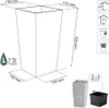 Prosperplast 7.2l Urbi Square Beton Effect Collection Produktbild-Vorschau 3