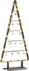 vidaXL Metall Weihnachtsbaum mit Ständer Schwarz 90 cm Produktbild-Vorschau 1