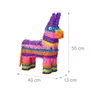 Relaxdays Pinata Esel, zum Aufhängen, Kinder, Mädchen, Produktbild-Vorschau 3
