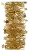 Weihnachtsgirlande Lametta mit Sternen 9cm x 2,7m - Produktbild-Vorschau 2
