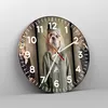Wanduhr - Rund - Glasuhr - Tier Abstraktion - 30x30cm - Produktbild-Vorschau 4