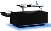 CLIPOP Couchtisch，100x50x40.5cm Hochglänzender Sofatisch Produktbild-Vorschau 1
