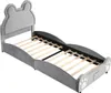 MODFU Lit simple 90x200 cm - Lit capitonné ours pour enfant Voir les images du produit 11