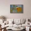 Italienischer Leinwand Leinwandbild - La Chambre de Van Gog Produktbild-Vorschau 2