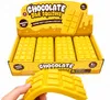 Squishy Schokoladentafel Gelb – Anti-Stress Fidget Toy Produktbild-Vorschau 1