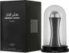A black perfume box and a perfume bottle displayed side-by-side against a white background. Anteprima dell’immagine prodotto