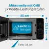 Clatronic MWG 792, Pracovní deska, Kombinovaná mikrovlnná Náhled obrázku produktu 2