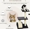 PawHut Kratzbaum klein, Katzenkratzbaum mit Kratzbrett Produktbild-Vorschau 4