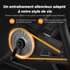 Velo d'appartement magnetique, volant 10 kg, 16 niveaux, Voir les images du produit 2