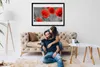Bild 100x70 MDF-Rahmen Wandkunst Die Pflanze Mohn Natur Produktbild-Vorschau 2