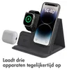 imoshion 3-in-1 Opvouwbare draadloze oplader voor Apple - Productafbeelding-voorbeeld 2