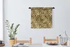 MuchoWow® Wandteppich Wandbehang Muster - Formen - Gold Produktbild-Vorschau 2