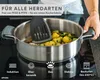 DIVORY Schmorpfanne 28 cm – Hohe Edelstahl Servierpfanne Produktbild-Vorschau 2
