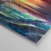 Bilder auf glas - Meer Welle Boot - 150x100cm - Glasbilder Produktbild-Vorschau 5
