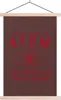 MuchoWow® Textilposter Atome - Rot - Retro 120x180 cm mit Produktbild-Vorschau 1
