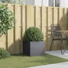vidaXL Fioriera antracite 42x40x39 cm in acciaio Anteprima dell’immagine prodotto 3