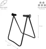 2x WELLGRO Hinterrad Fahrradständer - Stahl, schwarz, Produktbild-Vorschau 2
