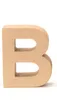 Glorex Papp-Buchstabe B 17,5 x 5,5 cm Produktbild-Vorschau 1