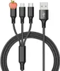3-in-1 Ladekabel – Universelles 3-in-1 Kabel mit für Ios, Produktbild-Vorschau 1