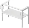 DURAVIT WT4547B8585 Metallkonsole bodenst. White Tulip Produktbild-Vorschau 2
