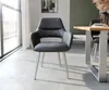 DELIFE Esszimmerstuhl Yago-Flex mit Armlehnen Echt-Leder Produktbild-Vorschau 2