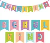 Oblique Unique Schuleinführung Girlande Schulkind Banner Produktbild-Vorschau 1