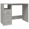 A grey desk with drawers against a white background. Anteprima dell’immagine prodotto