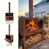 ASH Firegrill 2-1 BBQ en buitenhaard cortenstaal Productafbeelding-voorbeeld 4