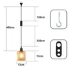 ZMH Hängelampe Vintage Pendelleuchte 1 Flammig: Glas Gold Produktbild-Vorschau 3