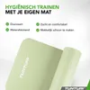 Tunturi NBR Yogamat met Draagtas - Fitnessmat Extra dik & Productafbeelding-voorbeeld 9