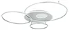 Globo Lighting plafoniera alluminio spazzolato argento Anteprima dell’immagine prodotto 12