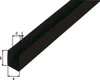 Alberts 484606 Profilo a U, plastica, nero, 1000 x 18 x 10 Anteprima dell’immagine prodotto 2