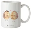 Mr. & Mrs. Panda Pott Eulen Liebe - Weiß - Geschenk, Große Produktbild-Vorschau 1