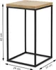 HowHomely Modern Pflanzenständer, Blumenhocker aus Metall Produktbild-Vorschau 3