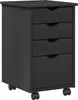 vidaXL Armoire à roulettes Gris 34 x 39 x 56 cm Bois de pin Voir les images du produit 8