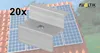 20x Photovoltaik Endklemme ALU f 35mm Halter Solarmodul pv Produktbild-Vorschau 2