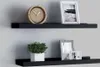 vidaXL Baguettes à tableaux 2 pcs. noir 60x9x3 cm MDF Voir les images du produit 17