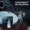 ovimar Seifenspender Kegnaes | silber | mit Wandmontage Produktbild-Vorschau 2