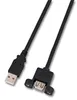 Microconnect USBAAF1PANEL2, 1,8 m, USB A, USB A, USB 2.0, Produktbild-Vorschau 3