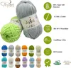 Ayos Samt Baby 18 Sand Chenillegarn Strickgarn Babywolle Produktbild-Vorschau 6